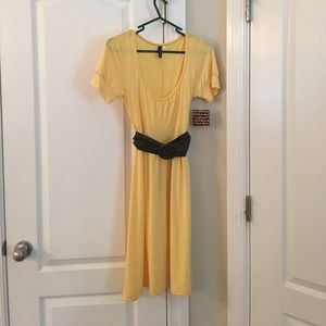 Yellow dress new with tags